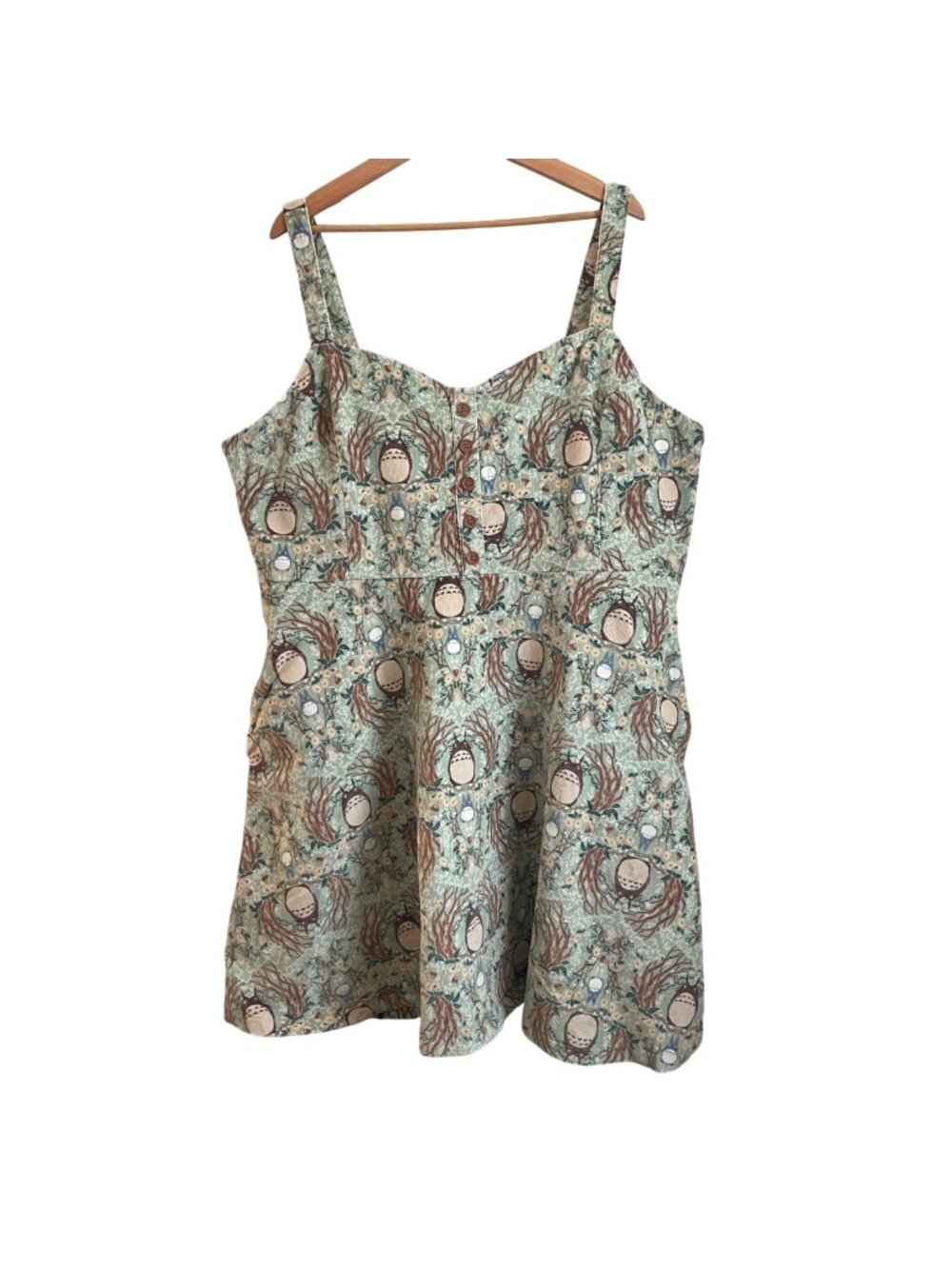 Her Universe My Neighbor Totoro Womens Dress Size 20 Corduroy Ghibli Pockets